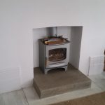 New Cararra Marble Fireplace