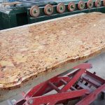 Tall Ship Antique Broken Limestone Table repair – After